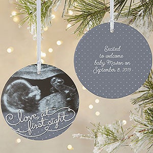 Custom Photo Ultrasound Ornament