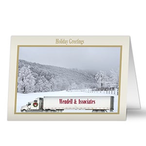 Silver Truck Greetings Cards & Envelopes