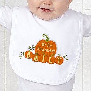 My 1st Halloween Personalized Bib