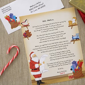 Personalized Letter from Santa Claus - Santa's Workshop