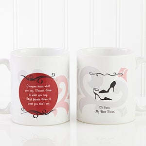 Womens Personalized Friendship Coffee Mug