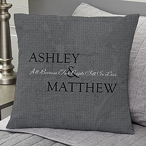 Personalized Always Kiss Me Goodnight Pillow 18