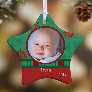 1-Sided Picture Perfect Photo Star Ornament