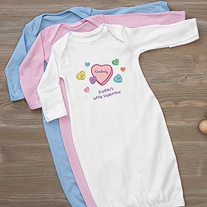 Little Valentine Personalized Baby Gown