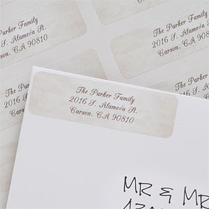 Watercolor Greetings Return Address Labels