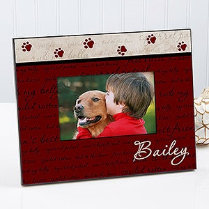 Man's Best Friend Personalized Dog Picture Frame