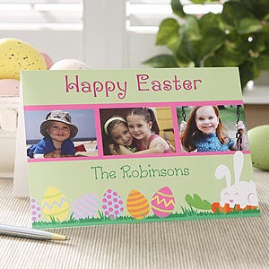 Happy Easter Personalized Photo Easter Cards