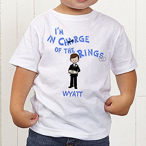 Our Ring Bearer Personalized Character Toddler T-Shirt