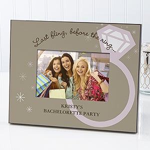 Personalized Bachelorette Party Picture Frame   Last Fling