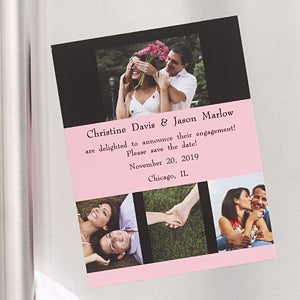 Personalized Save The Date Photo Magnets - Set of 12