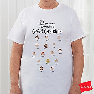 So Many Reasons Personalized Hanes® Adult T-Shirt