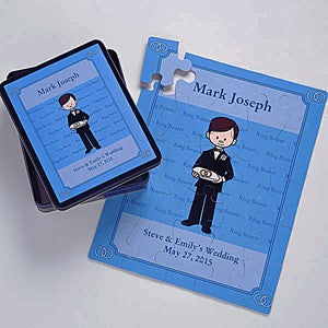 Personalized Ring Bearer Gift Kids Puzzle