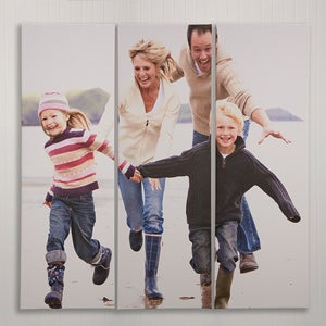 Personalized Split Photo Canvas Prints - 12x36