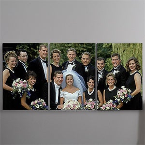 Split Canvas Photo Prints   3 Panels   24x26