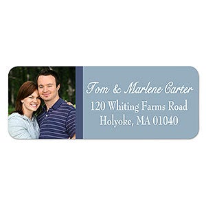 Personalized Photo Address Labels - Color Block - 1 set of 60