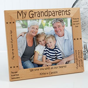 Sweet Grandparents Personalized Frame- 8 x 10