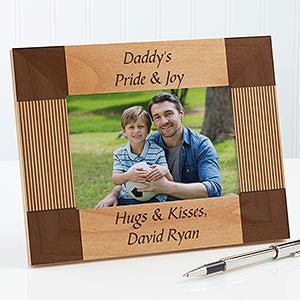 Personalized Picture Frames for Fathers - Create Your Own - 4x6