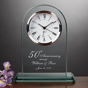 Everlasting Love Anniversary Clock