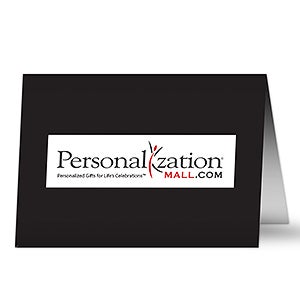 Company Logo Personalized Holiday Greeting Cards - Horizontal - Set of 15