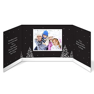 Snowscape Gatefold Photo Cards & Envelopes