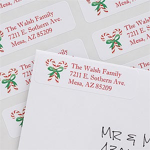 Season's Greetings Return Address Labels