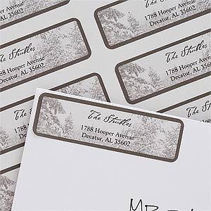 Winter Wonderland Return Address Labels