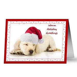 Santa's Little Helper Greeting Card