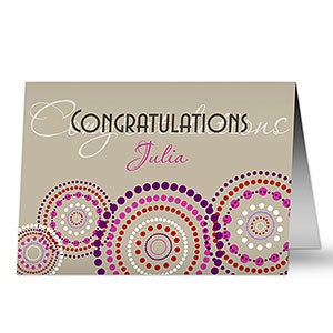 Congratulations Personalized Greeting Cards