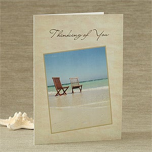 Thinking Of You Personalized Greeting Card