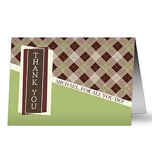 Personalized Thank You Note Greeting Cards