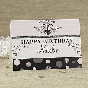 Sweet Birthday Personalized Greeting Card