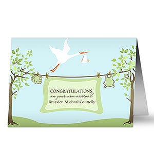 Personalized Baby Greeting Cards - New Arrival