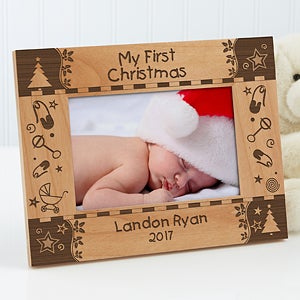 My First Christmas Personalized Frame- 4 x 6