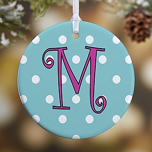 1-Sided Dot To Dot Personalized Ornament