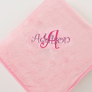 Pink Personalized Fleece Blanket for Kids   All About Me