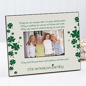 Irish Blessings Personalized Picture Frames