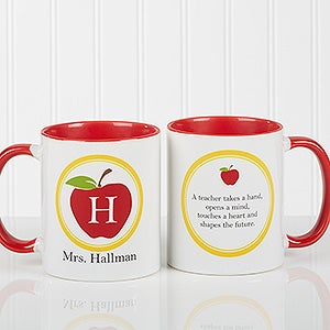 Teachers Inspire Personalized Coffee Mug 11oz.- Red