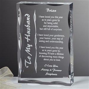 Personalized Gifts Sculpture with Romantic Love Poem