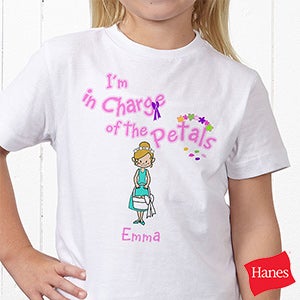 Our Flower Girl Personalized Hanes® Youth T-Shirt