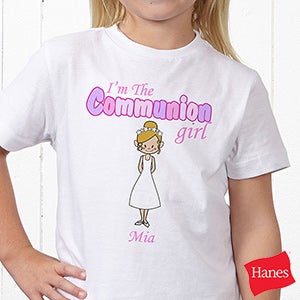 I'm The Communion Girl Personalized Hanes® Youth T-Shirt