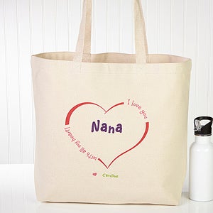 Personalized Mothers Tote Bag   All Our Hearts