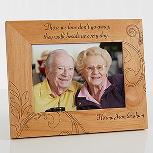 Personalized Memorial Picture Frame 5x7 - Never Forgotten