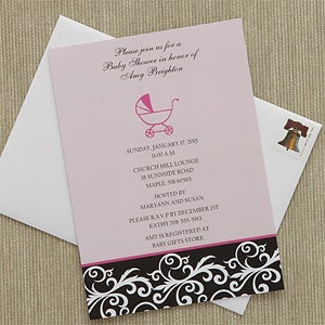 Personalized Baby Shower Invitations   Little Darling