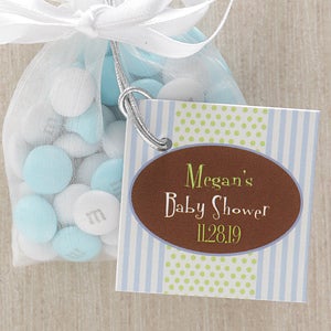 It's A Boy Personalized Baby Shower Party Favor Tag - 1 set of 20