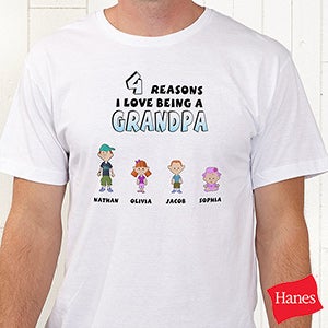 His Reasons Why Personalized Hanes® Adult T-Shirt