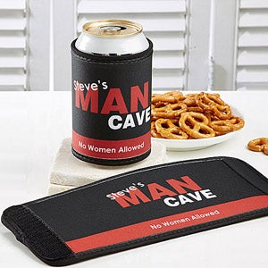 Personalized Drink Huggies   Man Cave