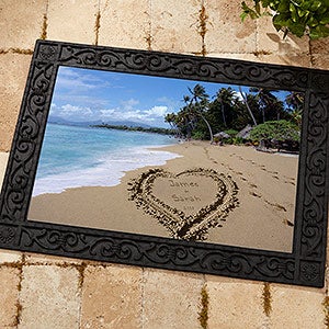 Our Paradise Island Personalized Doormat- 18x27