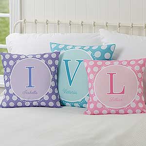 Personalized Kids Linen Keepsake Pillows