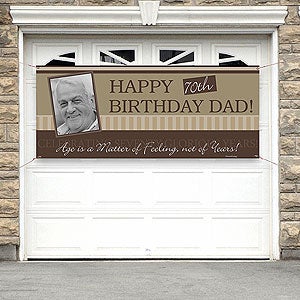 Personalized Photo Birthday Banner   Special Birthday