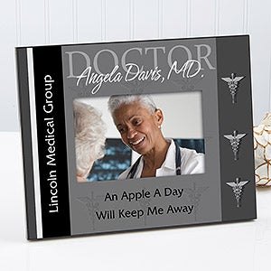 Personalized Doctor Picture Frame - 3 Colors